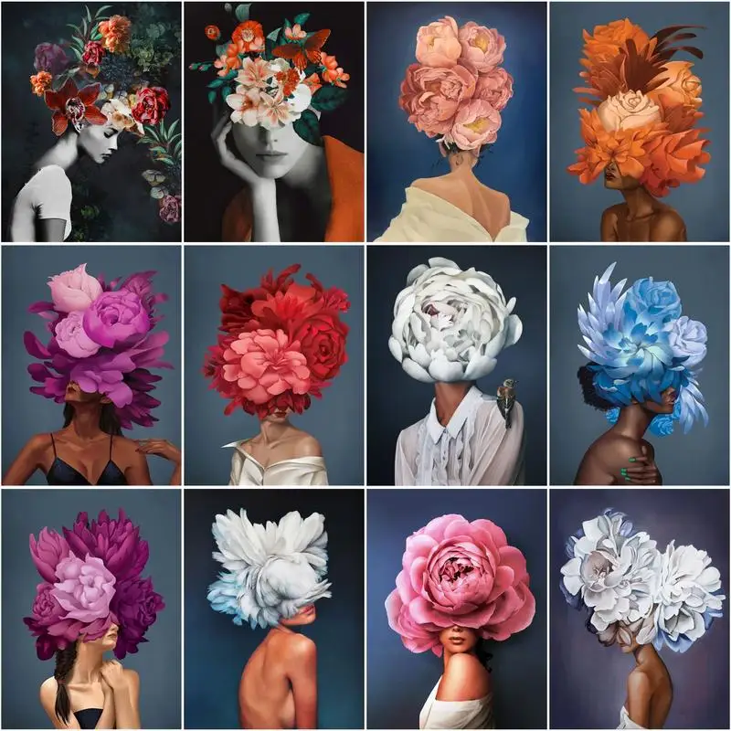 RUOPOTY Picture By Numbers Flowers Women 60x75cm Diy Paint By Numbers With Frame Modern Coloring Painting For Home Artwork
RUOPOTY Picture By Numbers Flowers Women 60x75cm Diy Paint By Numbers With Frame Modern Coloring Painting For Home Artwork