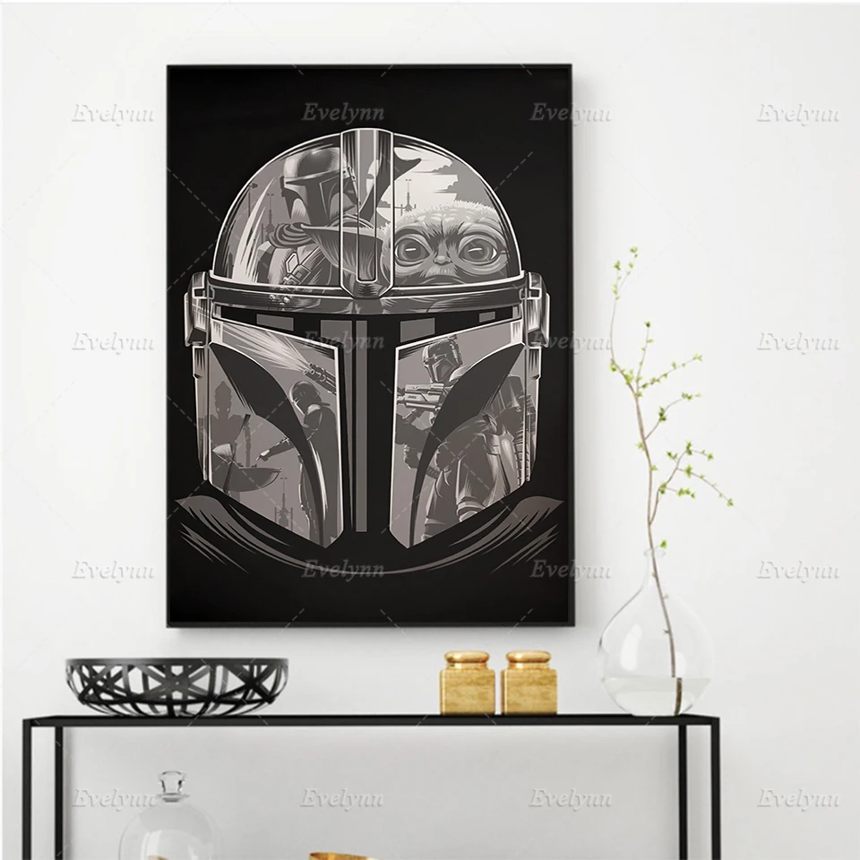 Helmet Mandalorian Japan Anime Star Wars Hero Poster Nordic Modern Home Decor Print Pictures Wall Art Canvas Painting Gift
Helmet Mandalorian Japan Anime Star Wars Hero Poster Nordic Modern Home Decor Print Pictures Wall Art Canvas Painting Gift