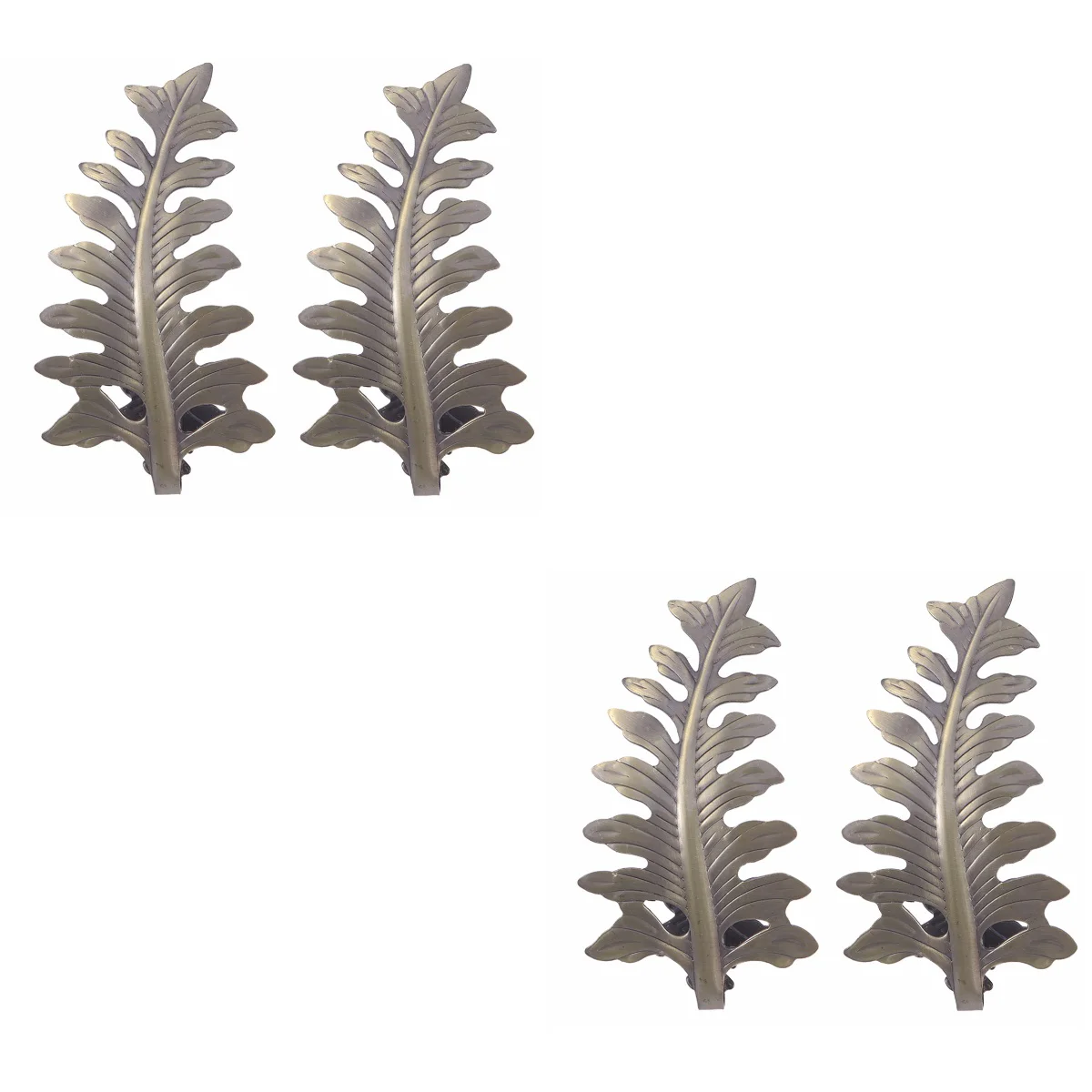 2pcs Pair U Leaves Shaped Wall Mounted Curtain Holdbacks Tassel Curtain Hooks Multi Use Wall Hooks Coat Hangers for Home
2pcs Pair U Leaves Shaped Wall Mounted Curtain Holdbacks Tassel Curtain Hooks Multi Use Wall Hooks Coat Hangers for Home