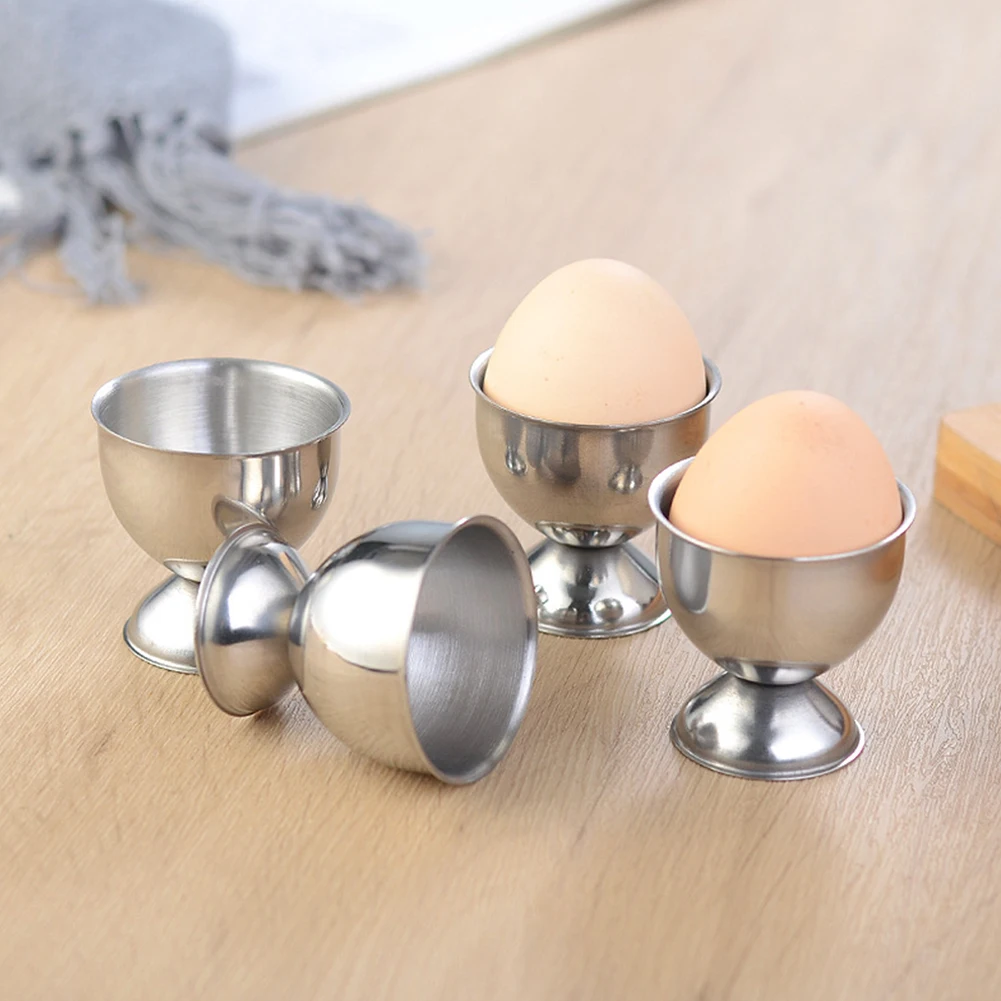 4Pcs Egg Cup Stainless Steel Boiled Eggs Circular Serving Stand Holder Kitchen Accessories Breakfast Egg Holder Silver Gold
4Pcs Egg Cup Stainless Steel Boiled Eggs Circular Serving Stand Holder Kitchen Accessories Breakfast Egg Holder Silver Gold