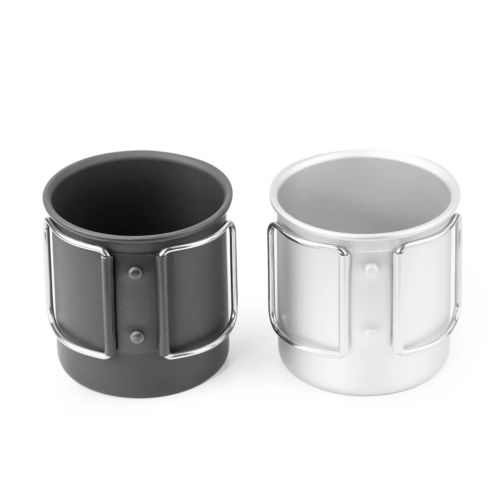 300ml Portable Aluminum Alloy Water Cup Foldable Light Handle Picnic Cup Outdoor Camping Equipment Hiking Travel Tableware
300ml Portable Aluminum Alloy Water Cup Foldable Light Handle Picnic Cup Outdoor Camping Equipment Hiking Travel Tableware