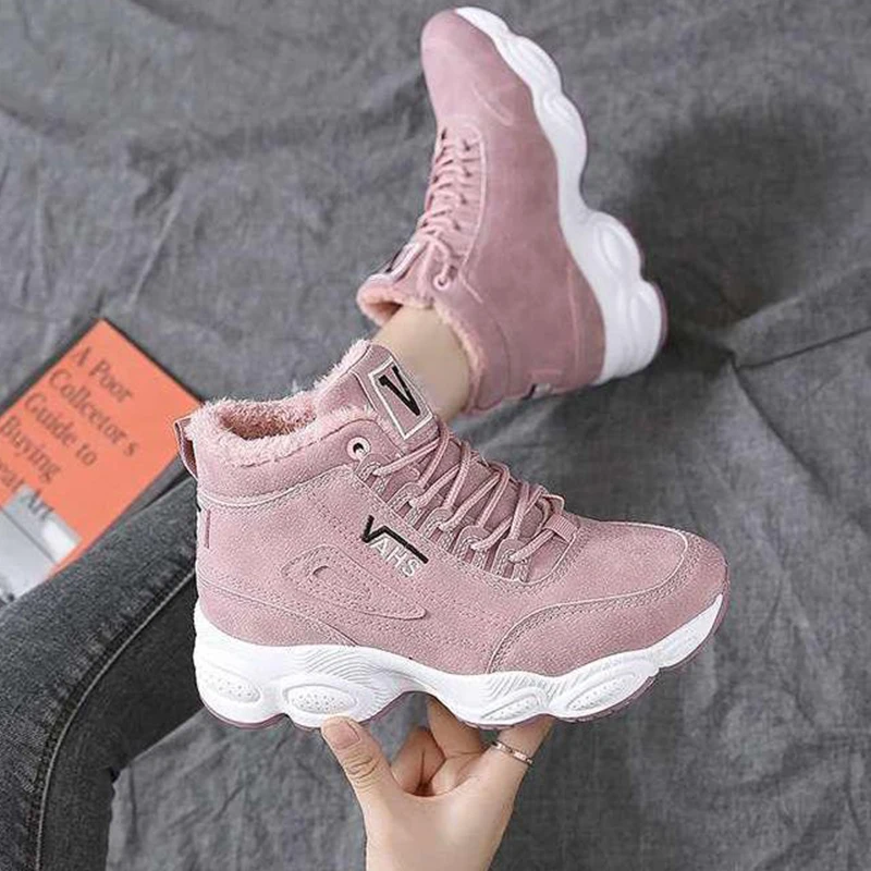 Autumn Winter Plus Velvet Womens Shoes Warm Cotton Shoes High-top Sports Casual Shoes Running Shoes Ladies Sneakers
Autumn Winter Plus Velvet Womens Shoes Warm Cotton Shoes High-top Sports Casual Shoes Running Shoes Ladies Sneakers