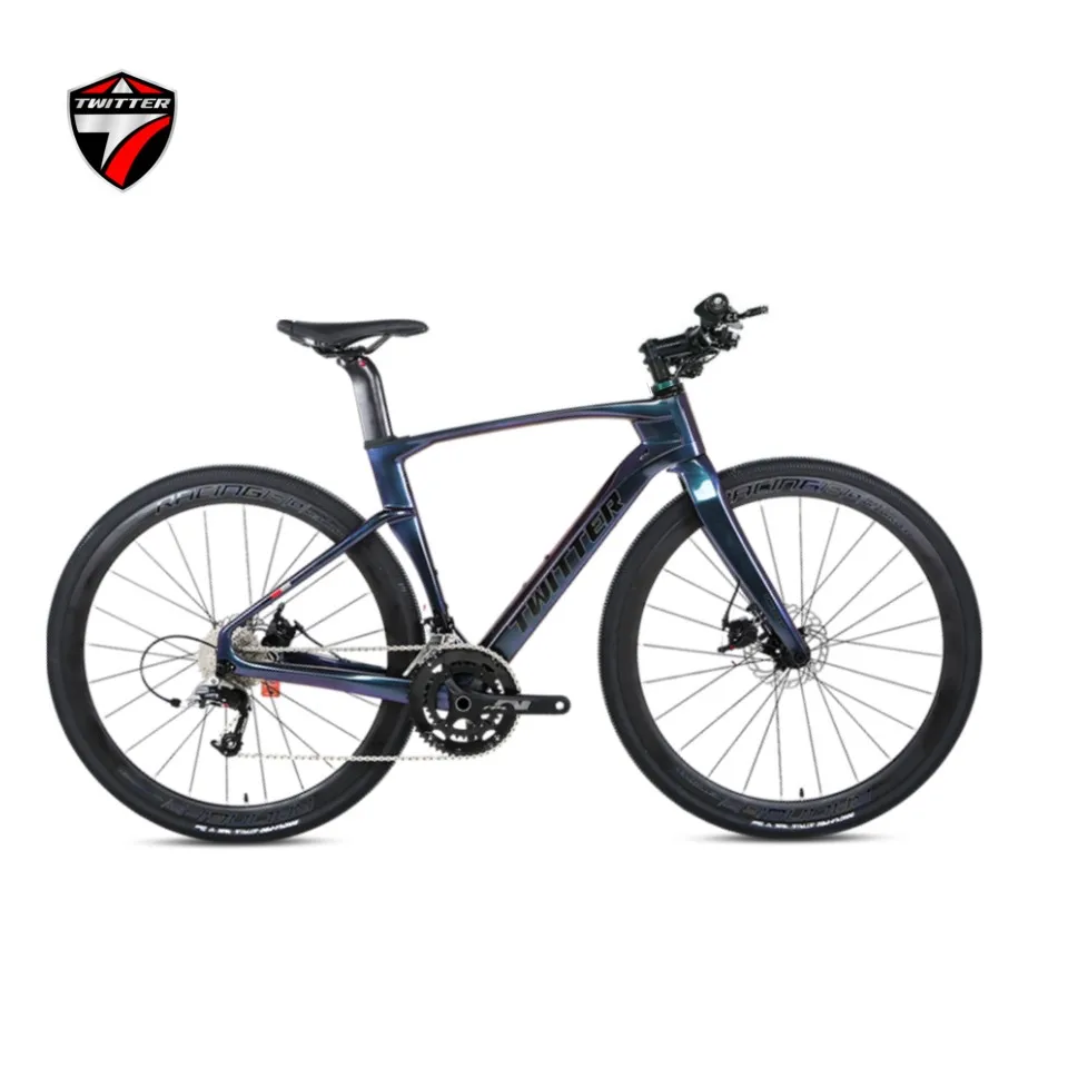 

Твиттер гравийный велосипед V3, велосипедные модели, внутренняя линия, масляный дисковый тормоз T900, углеродное волокно, дорожный велосипед 700 * 40C, комплект колес д