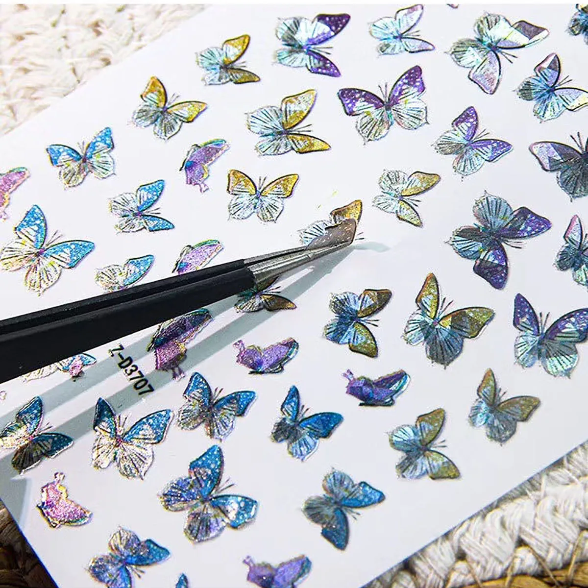 3Pcs Gold Foil Colorful Beautiful Butterfly 3D Nail Sticker Fashion Decal Art Decoration Party Festival Sexy Self-Adhesive
3Pcs Gold Foil Colorful Beautiful Butterfly 3D Nail Sticker Fashion Decal Art Decoration Party Festival Sexy Self-Adhesive