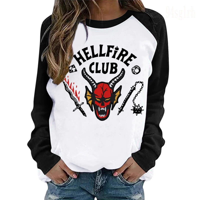 Hellfire Club Stranger Things Season 4 T Shirt Long Sleeve Women Tshirt Eleven Female Graphic T-shirt Funny Clothing Shirt
Hellfire Club Stranger Things Season 4 T Shirt Long Sleeve Women Tshirt Eleven Female Graphic T-shirt Funny Clothing Shirt