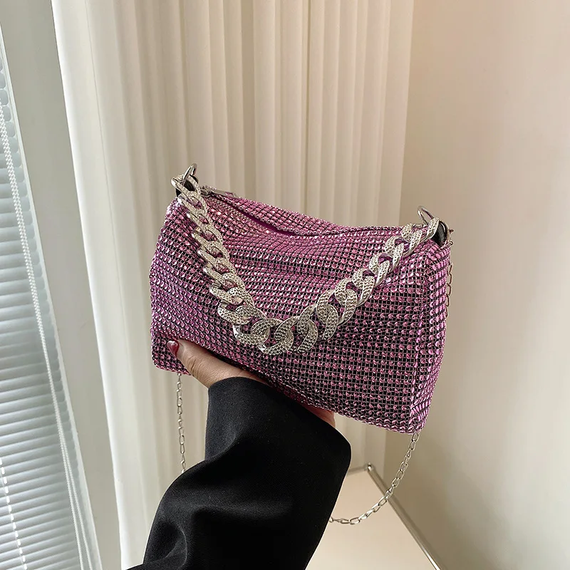 Chain Bag Female Summer 2022 New Fashion Korean Version Bright Diamond Cylinder Bag Full of Diamond Casual Shoulder Shoulder Bag
Chain Bag Female Summer 2022 New Fashion Korean Version Bright Diamond Cylinder Bag Full of Diamond Casual Shoulder Shoulder Bag