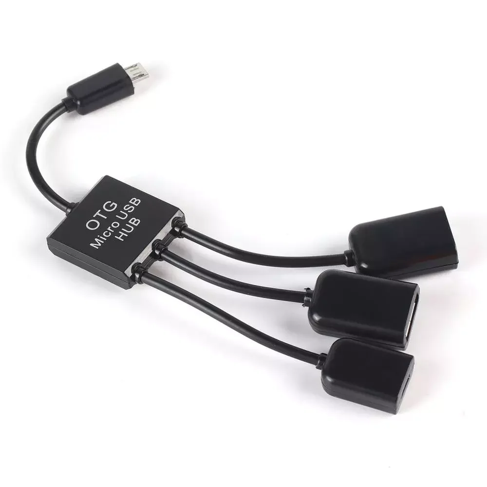 Rechargeable Micro USB Hub OTG Connector Spliter Power Charging Cable For Smart phone Computer Tablet PC Data Wire
Rechargeable Micro USB Hub OTG Connector Spliter Power Charging Cable For Smart phone Computer Tablet PC Data Wire