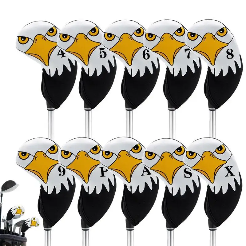 Golf Iron Covers Set Eagle Pattern Golf Iron Wedge Head Covers Waterproof Anti-scratch Golf Covers Fits Standard Golf Clubs Easy
Golf Iron Covers Set Eagle Pattern Golf Iron Wedge Head Covers Waterproof Anti-scratch Golf Covers Fits Standard Golf Clubs Easy