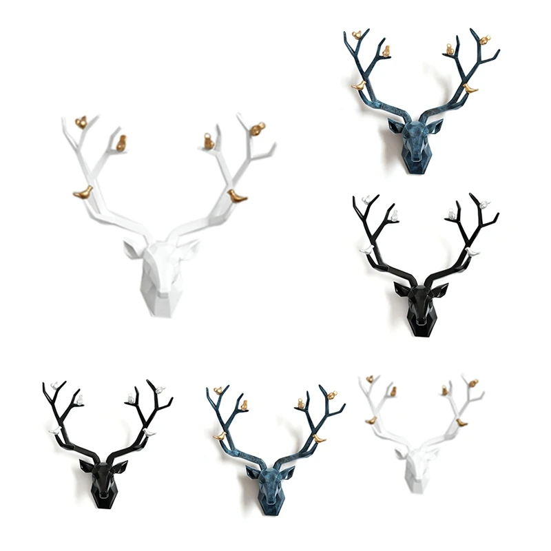Resin 3D Deer Head Wall Decor For Home Decoration Accessories Abstract Sculpture Modern Animal Head Wall Decoration
Resin 3D Deer Head Wall Decor For Home Decoration Accessories Abstract Sculpture Modern Animal Head Wall Decoration