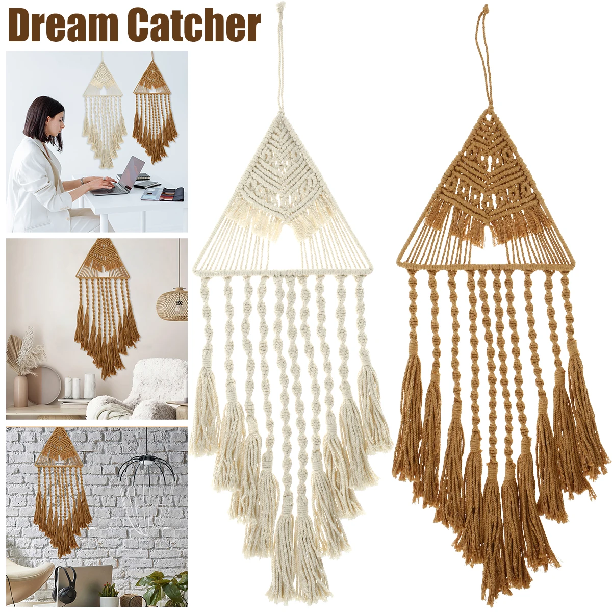 Dream Catcher Hanging Decoration Elegant Macrame Woven Dreamcatcher Handmade Boho Dream Catcher Creative Wall Art Room
Dream Catcher Hanging Decoration Elegant Macrame Woven Dreamcatcher Handmade Boho Dream Catcher Creative Wall Art Room