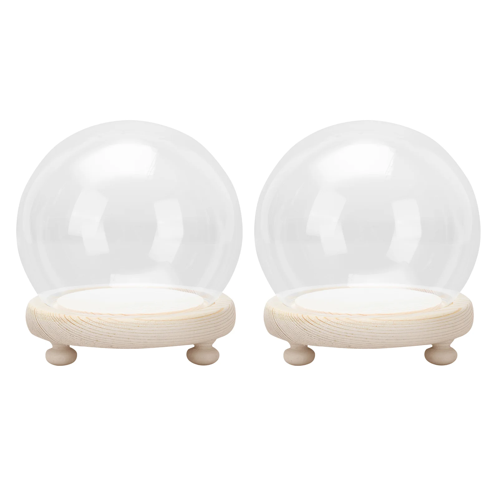 2Pcs Eternal Flower Cover Clear Glass Dome Dustproof Cover Glass Display Cover for Decor Home Table
2Pcs Eternal Flower Cover Clear Glass Dome Dustproof Cover Glass Display Cover for Decor Home Table