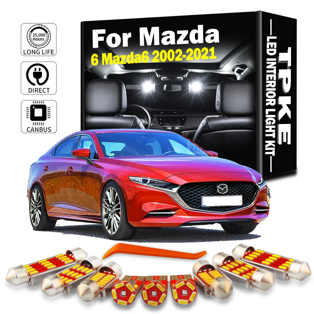 TPKE комплект светодиодного освещения для салона Mazda 6 Mazda6 2002-2015 2016 2017 2018 2019 2020 2021 автомобильные внутренние купольные светодиодные лампы для ка...
TPKE комплект светодиодного освещения для салона Mazda 6 Mazda6 2002-2015 2016 2017 2018 2019 2020 2021 автомобильные внутренние купольные светодиодные лампы для ка...