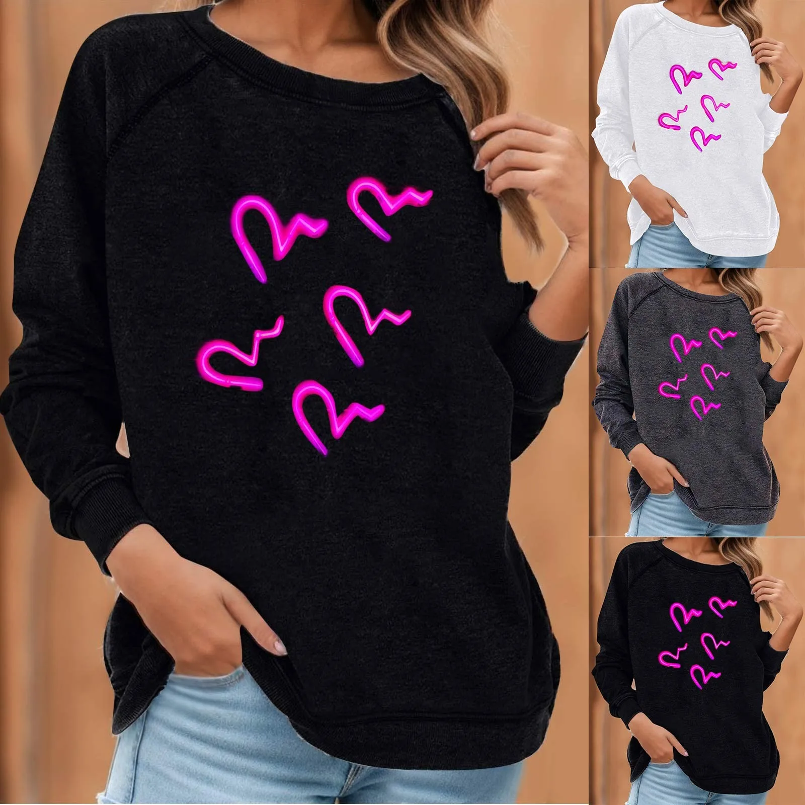 Pullover Sweatshirt For Women Crew Neck Sweatshirt Long Sleeve Ladies Zipper Sweatshirts with Hoods Jacket Women with Hoodie
Pullover Sweatshirt For Women Crew Neck Sweatshirt Long Sleeve Ladies Zipper Sweatshirts with Hoods Jacket Women with Hoodie