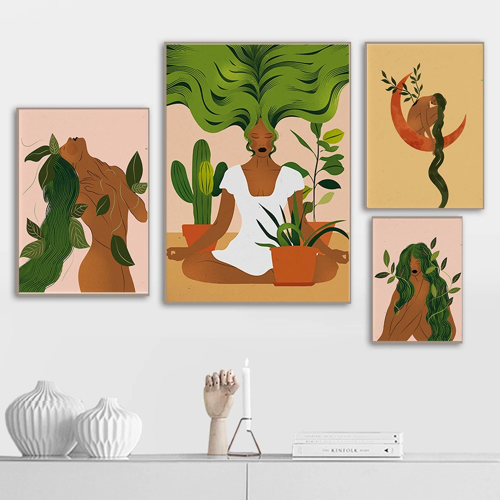 Abstract Girl With Plant Lover Mom Gift Wall Art Canvas Painting Nordic Poster And Print Wall Picture For Living Room Boho Decor
Abstract Girl With Plant Lover Mom Gift Wall Art Canvas Painting Nordic Poster And Print Wall Picture For Living Room Boho Decor