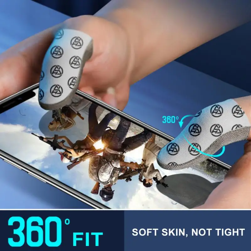 1 Pair Touch Screen Gloves Mobile Game Controller Sweat-proof Anti-sweat Game Accessories Finger Gloves Practical Thumb Sleeve
1 Pair Touch Screen Gloves Mobile Game Controller Sweat-proof Anti-sweat Game Accessories Finger Gloves Practical Thumb Sleeve