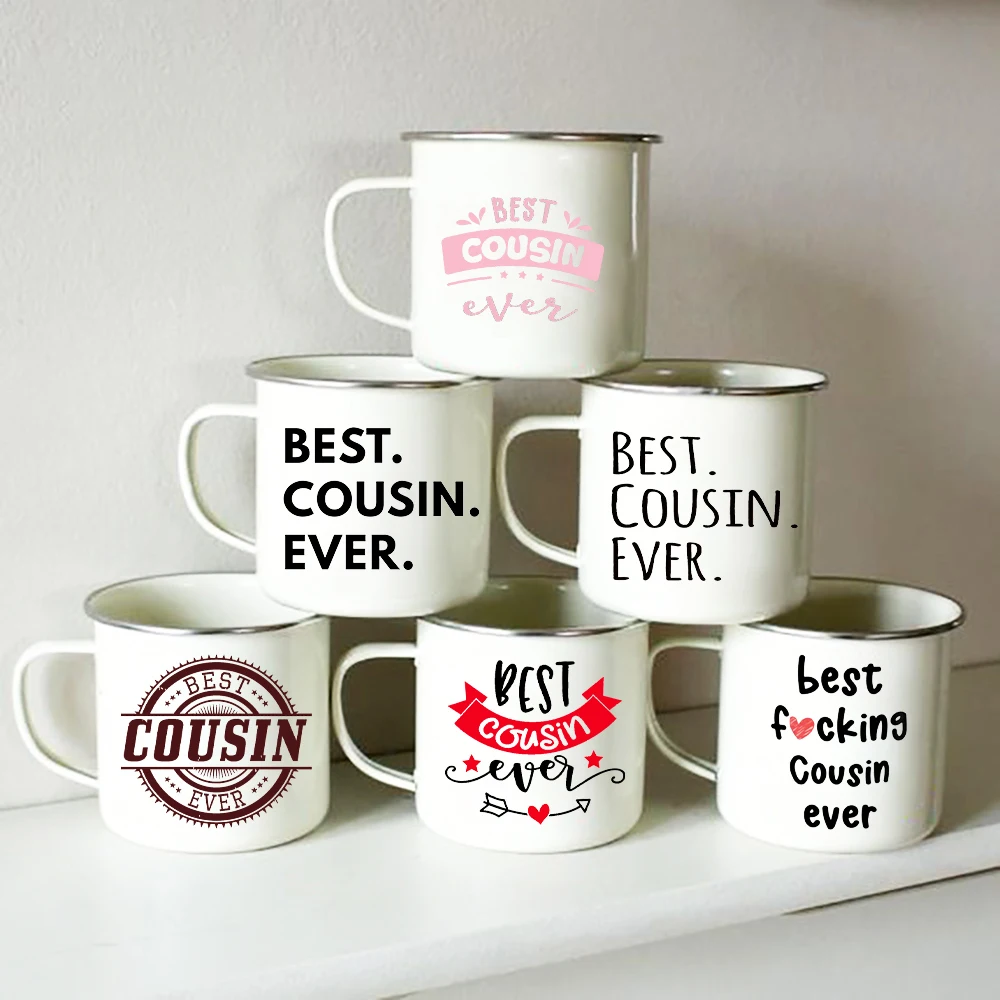 

Best Cousin Ever Coffee Mug Cousin sibling Sister mugs sibling brother cups Water Juice enamel cup Birthday gift