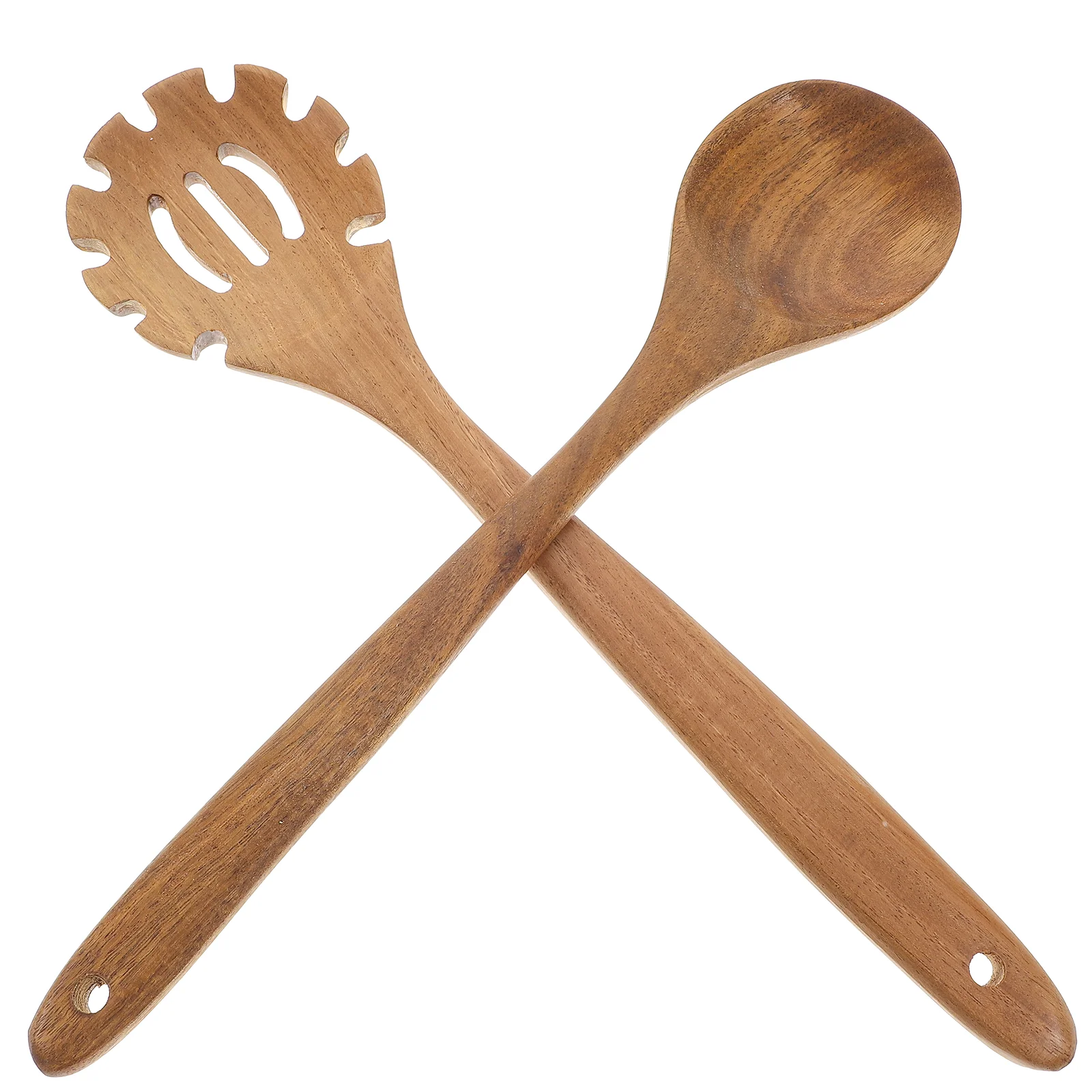 

Spoon Wooden Spaghetti Pasta Ladle Spoons Mixing Soup Noodles Fork Kitchen Server Rice Utensil Serving Slotted Noodle Cooking