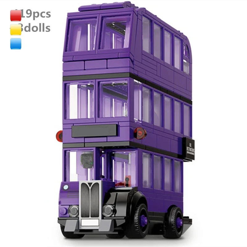 City Magic Knight Triple Decker Bus Building Blocks Harris Classic Model Compatible with Bricks Toys Creative Fun Gift for Kids
City Magic Knight Triple Decker Bus Building Blocks Harris Classic Model Compatible with Bricks Toys Creative Fun Gift for Kids