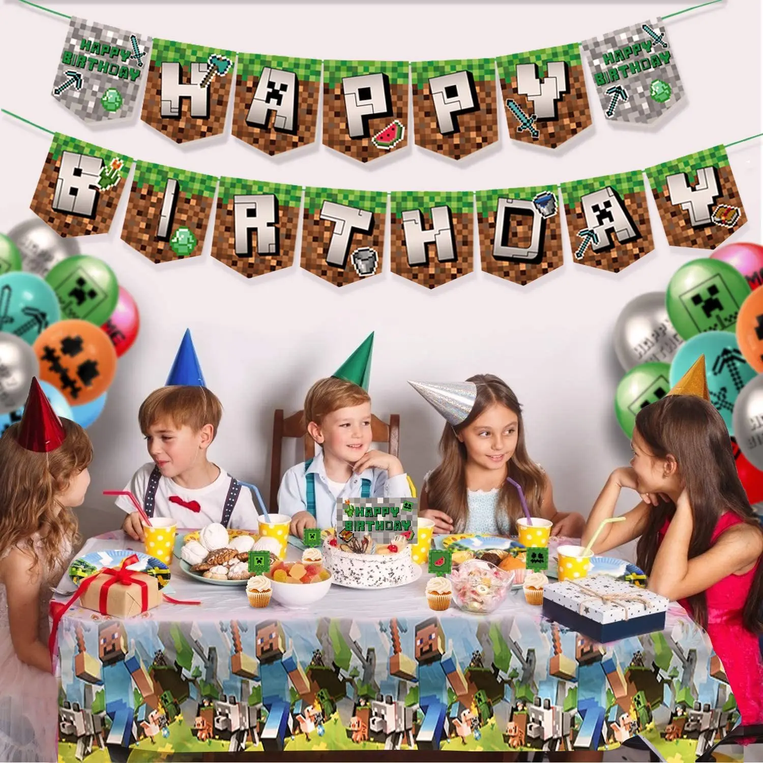 Hot Game My World Ballon Accessories Disposable Supplies Cartoon Anime Mining Pixel Balloon Children's Birthday Party Decoration
Hot Game My World Ballon Accessories Disposable Supplies Cartoon Anime Mining Pixel Balloon Children's Birthday Party Decoration