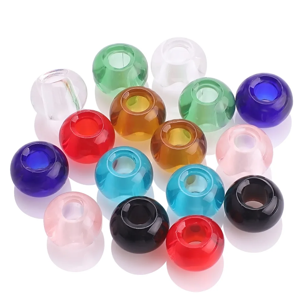 10Pcs Big Hole Beads Glossy 8x14mm Glass Roud Beads with Large Hole for DIY Making Charms Bracelets Necklace Jewelry Accessories
10Pcs Big Hole Beads Glossy 8x14mm Glass Roud Beads with Large Hole for DIY Making Charms Bracelets Necklace Jewelry Accessories