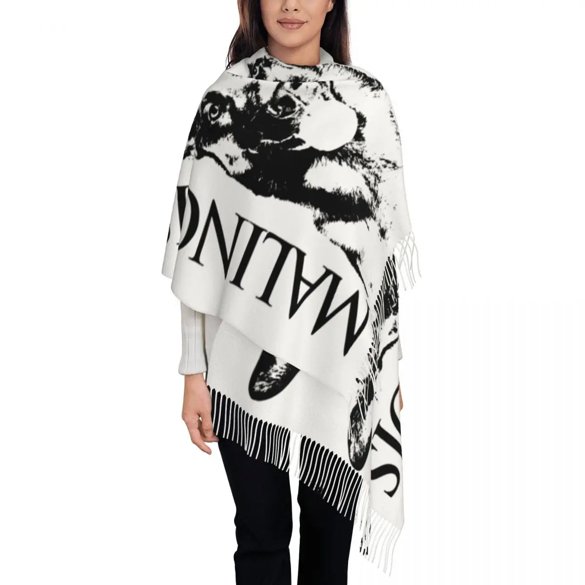 Womens Tassel Scarf Malinois Dog Belgian Shepherd Mechelaar Large Super Soft Shawl Wrap Gifts Pashmina Scarves
Womens Tassel Scarf Malinois Dog Belgian Shepherd Mechelaar Large Super Soft Shawl Wrap Gifts Pashmina Scarves