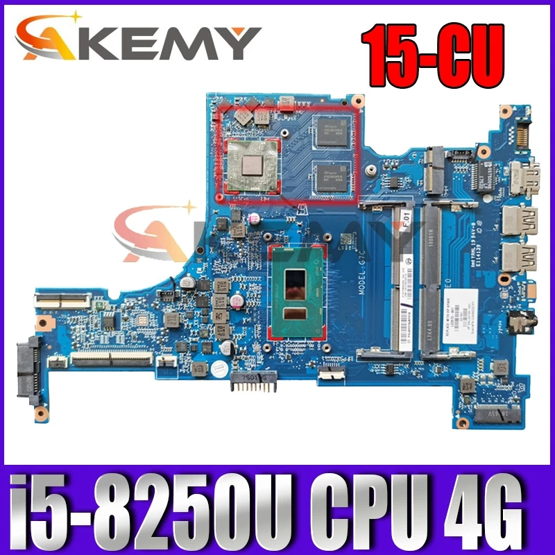 Akemy for hp PAVILION 15-CU motherboard L22875-601 L22875-001 L22875-501 DAG7CMB16E0 i5-8250u 4G working well
Akemy for hp PAVILION 15-CU motherboard L22875-601 L22875-001 L22875-501 DAG7CMB16E0 i5-8250u 4G working well