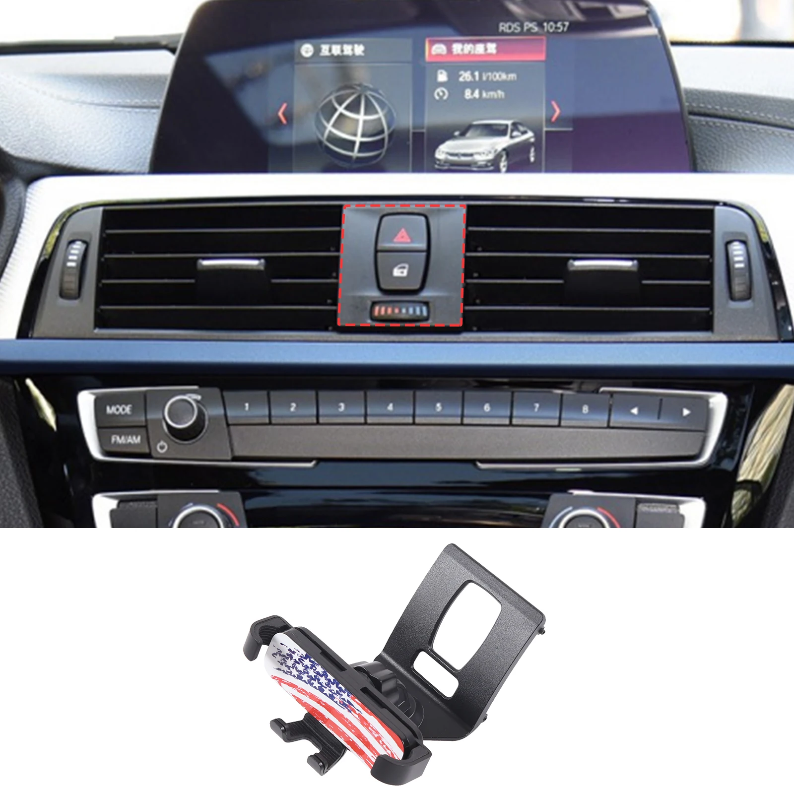 For BMW 1 2 3 4 Series F20 F21 F23 F30 F31 F34 F32 F33 F36 2013-19 Car Air Vent Mobile Phone Holder Car Phone Holder Accessories
For BMW 1 2 3 4 Series F20 F21 F23 F30 F31 F34 F32 F33 F36 2013-19 Car Air Vent Mobile Phone Holder Car Phone Holder Accessories