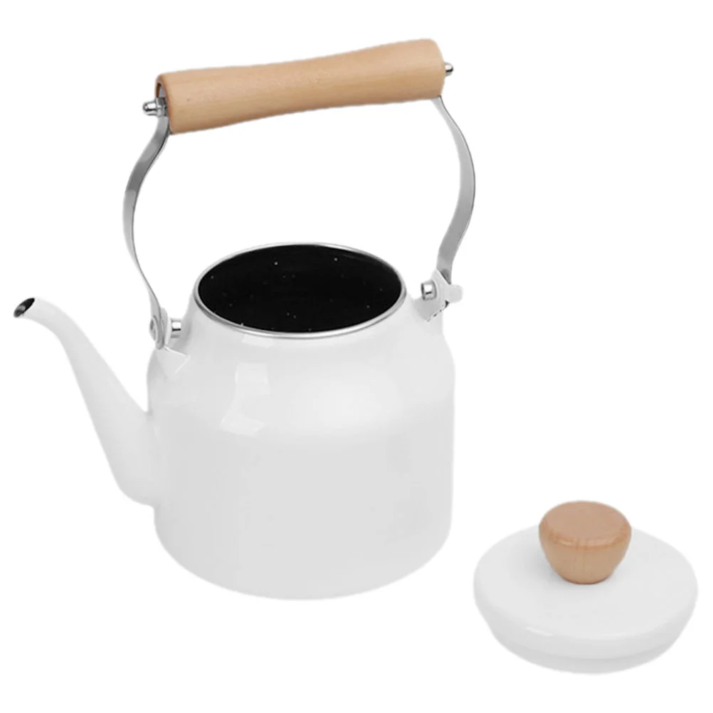 

Газовая плита, чайник со свистком, универсальный чайник для варочной панели, чайник с белой эмалью, электрическая кипящая вода