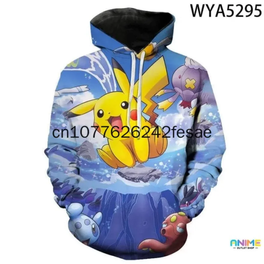 Summer New Pokemon Pikachu Hoodie Pokmon Men's And Women's Cartoon Hip Hop clothing Summer Kids Baby hoodie
Summer New Pokemon Pikachu Hoodie Pokmon Men's And Women's Cartoon Hip Hop clothing Summer Kids Baby hoodie