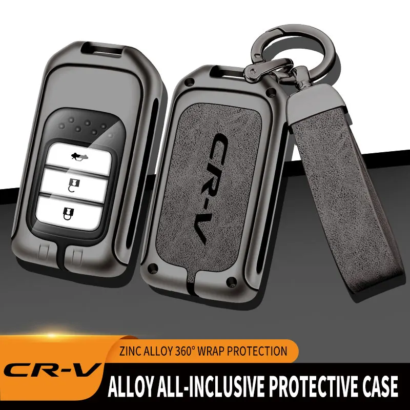 Zinc Alloy Car Key Case For Honda CRV Remote Control Protector For Honda CR V Special Key Cover Car Keychain Car Accessories
Zinc Alloy Car Key Case For Honda CRV Remote Control Protector For Honda CR V Special Key Cover Car Keychain Car Accessories