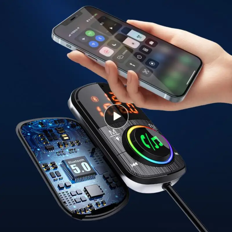 Bc71 Fm Transmitter Multifunctional Qc3.0 Fast Charge Car Bluetooth Mp3 Player Universal Car Accessories Pd Car Charger 
Bc71 Fm Transmitter Multifunctional Qc3.0 Fast Charge Car Bluetooth Mp3 Player Universal Car Accessories Pd Car Charger