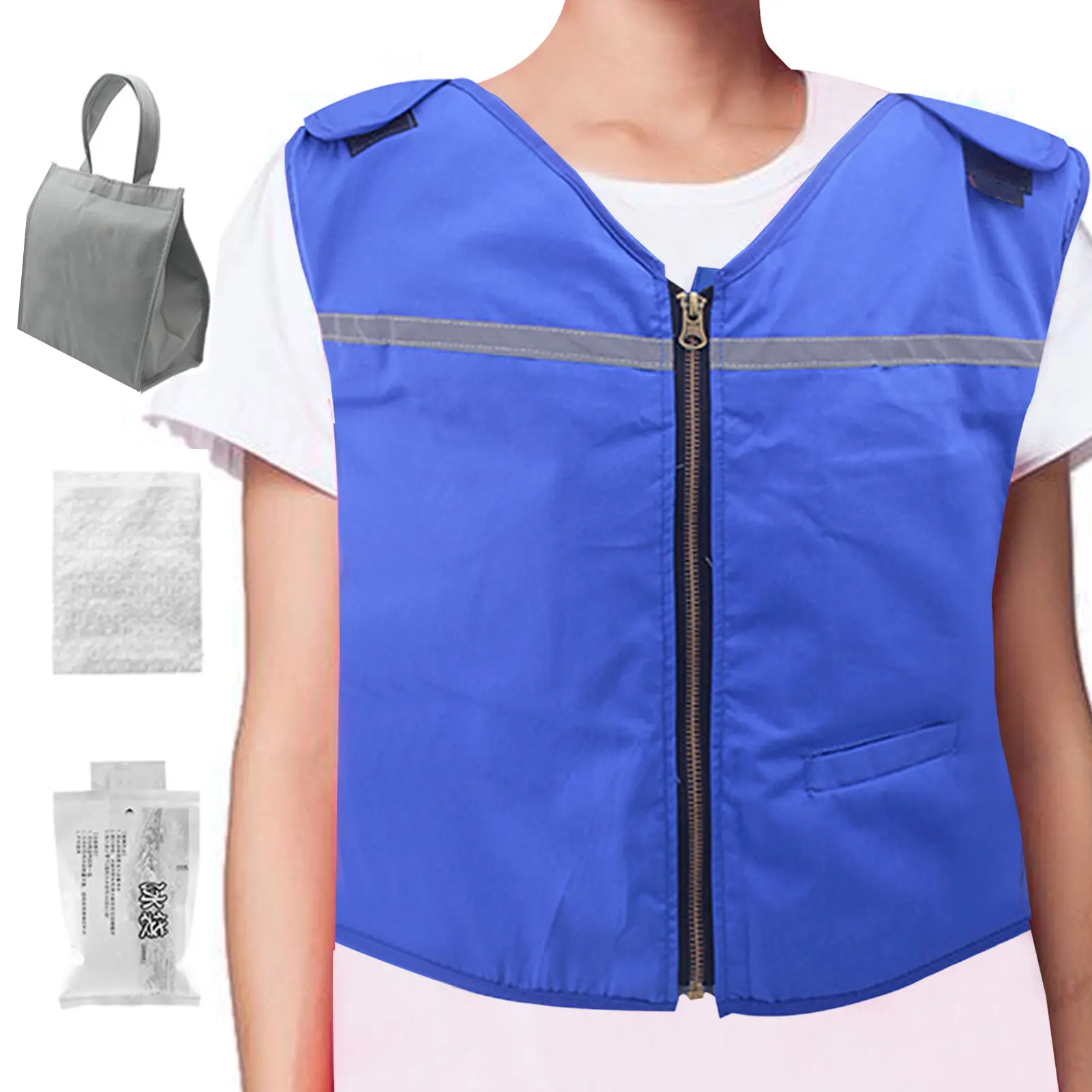 Летняя охлаждающая жилетка, регулируемый летний охлаждающий жилет для горячей погоды, охлаждающая одежда, спортивный крутой жилет с компле... 
Летняя охлаждающая жилетка, регулируемый летний охлаждающий жилет для горячей погоды, охлаждающая одежда, спортивный крутой жилет с компле...