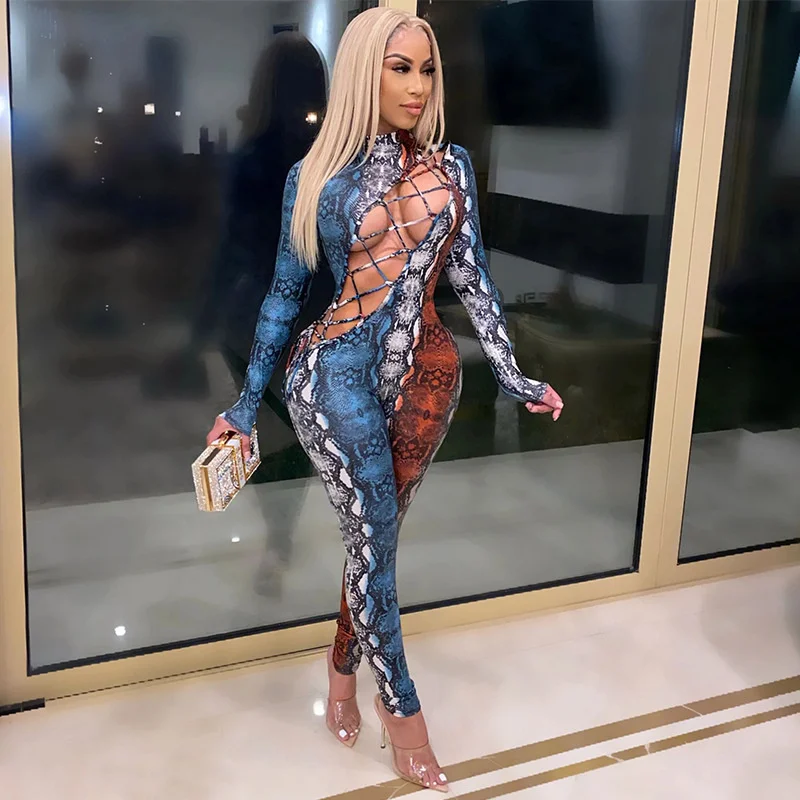 Zoctuo Long Sleeve Leaked Female Overalls Sensual Bodycon Party Club Elegant Long Snake Print Female Clothing Overalls Plus Size
Zoctuo Long Sleeve Leaked Female Overalls Sensual Bodycon Party Club Elegant Long Snake Print Female Clothing Overalls Plus Size