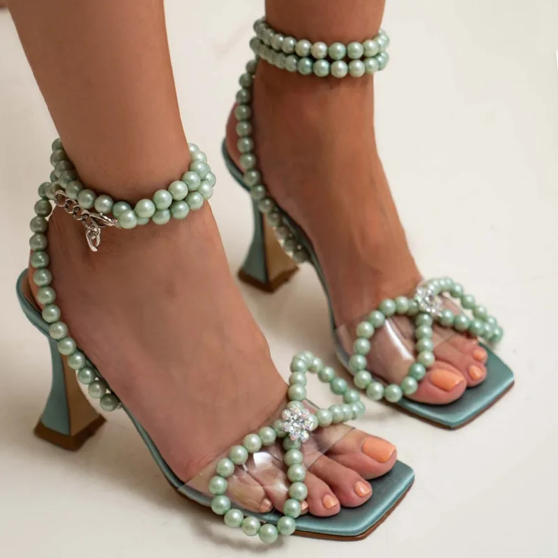 New Women Sandals Summer Sweet Wedding Shoes Square Pearl Butterfly Chunky Heel Sandals Women Hollow Party Prom Shoes WSH4412
New Women Sandals Summer Sweet Wedding Shoes Square Pearl Butterfly Chunky Heel Sandals Women Hollow Party Prom Shoes WSH4412