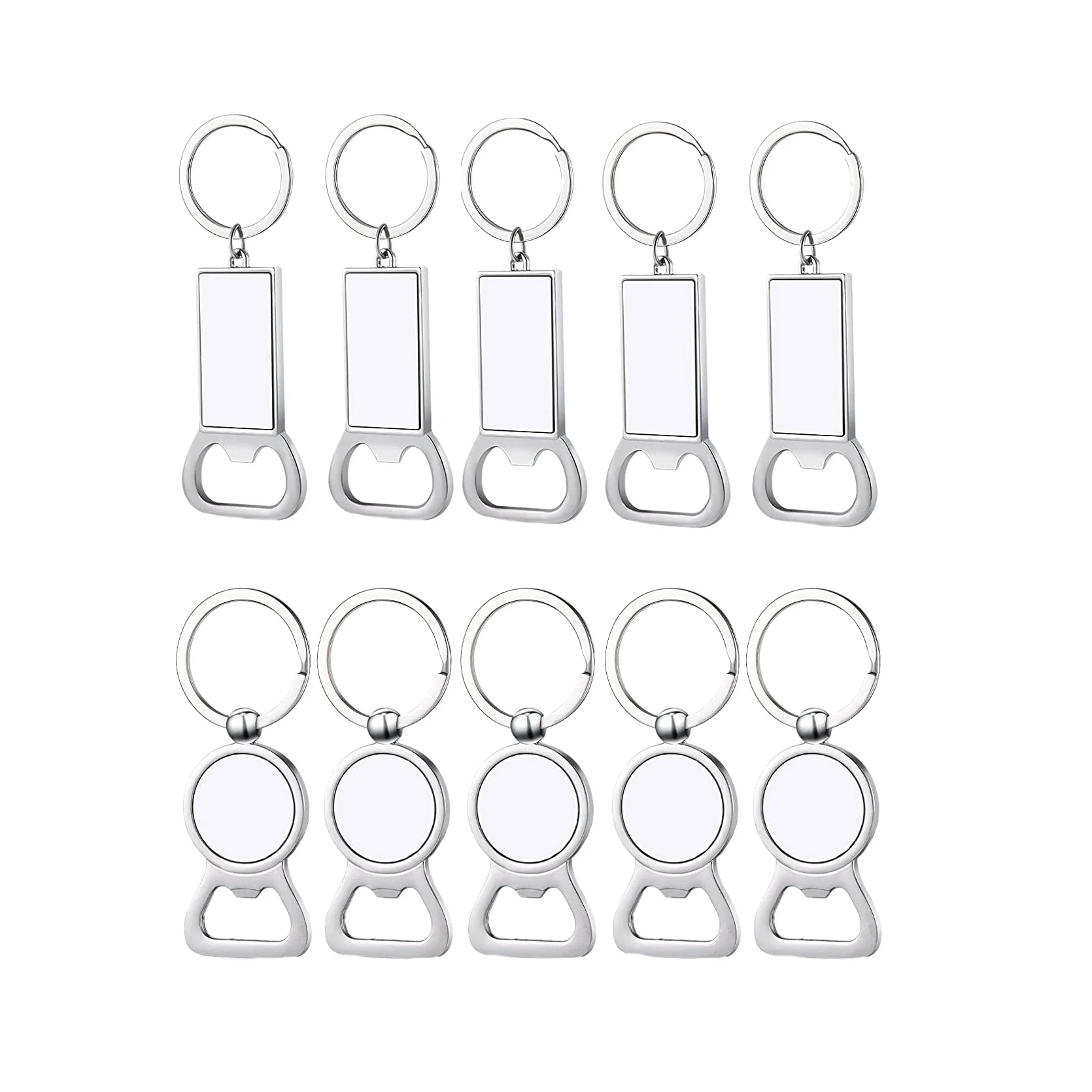 10 Pcs Sublimation Blank Keychains Sublimation Metal Bottle Opener Blank Key Ring Aluminum Heat Transfer Keychain
10 Pcs Sublimation Blank Keychains Sublimation Metal Bottle Opener Blank Key Ring Aluminum Heat Transfer Keychain