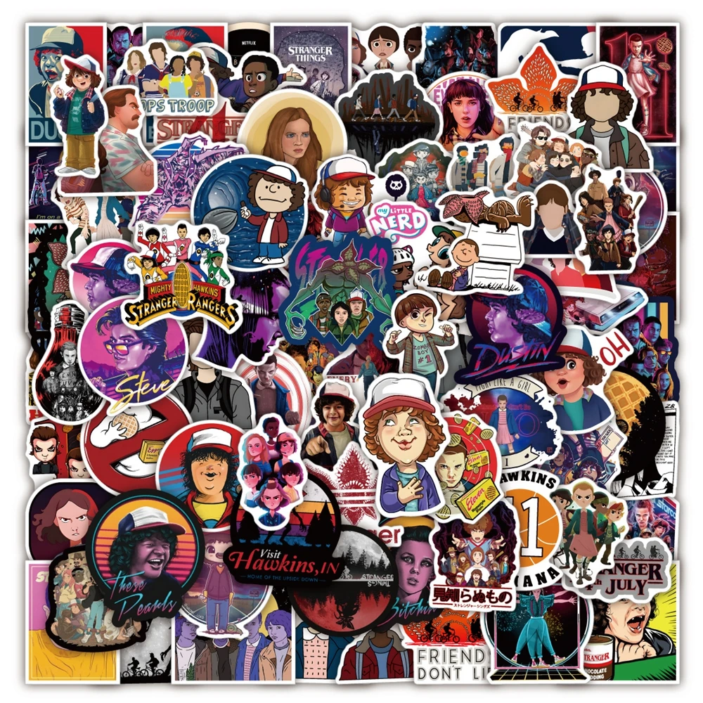 10/30/50/100Pcs TV Show Stranger Things Cartoon Stickers Motorcycle Car Laptop Bike Phone Skateboard Waterproof Decal Sticker
10/30/50/100Pcs TV Show Stranger Things Cartoon Stickers Motorcycle Car Laptop Bike Phone Skateboard Waterproof Decal Sticker