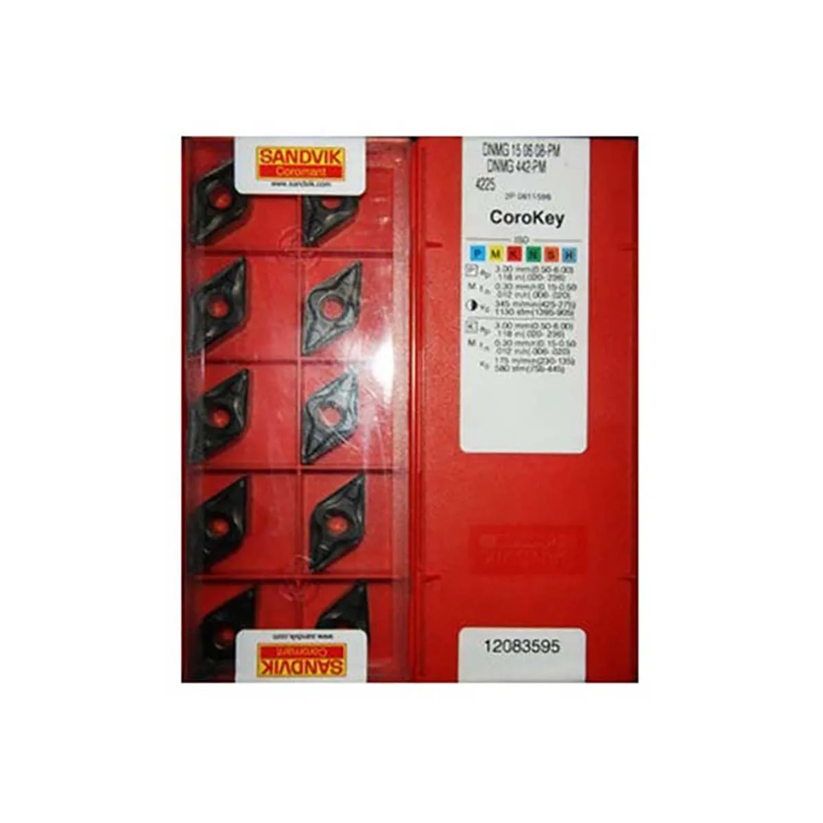 Sandvik Coromant 100% Original DNMG DNMG15 DNMG150608 PM 4225 Medium Finishing Carbide Turning Inserts TurningTools
Sandvik Coromant 100% Original DNMG DNMG15 DNMG150608 PM 4225 Medium Finishing Carbide Turning Inserts TurningTools