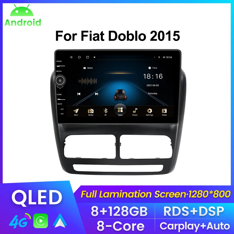Автомобильный мультимедийный плеер 8 + 128 ГГц для FIAT Doblo Opel Combo Tour 2010-2015 WIFI BT 4G DSP + RDS
Автомобильный мультимедийный плеер 8 + 128 ГГц для FIAT Doblo Opel Combo Tour 2010-2015 WIFI BT 4G DSP + RDS