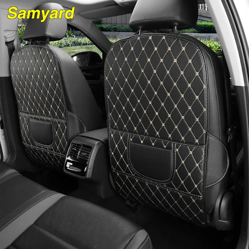 Universal PU Leather Car Seat Back Cover Protector Anti Kick Pad Car Interior Backrest Protective Pad Car Accessories
Universal PU Leather Car Seat Back Cover Protector Anti Kick Pad Car Interior Backrest Protective Pad Car Accessories