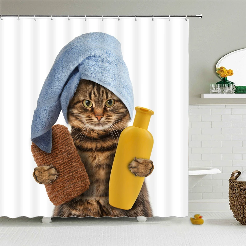 Animal Style Shower Curtain Cartoon Funny Cat Dog For Children Waterproof Bathroom Curtain Bath Screen Bathroom Curtains 180X180
Animal Style Shower Curtain Cartoon Funny Cat Dog For Children Waterproof Bathroom Curtain Bath Screen Bathroom Curtains 180X180