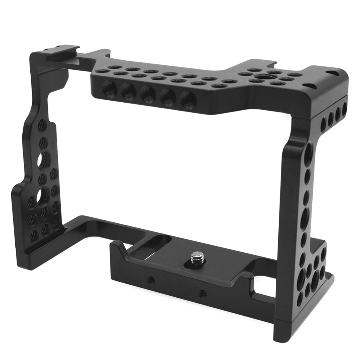Aluminum Alloy Camera Cage Video Stabilizer 1/4" Screw with Cold Shoe Mount for Sony A7III/A7M3/A7R3 Camera Aluminum Alloy
Aluminum Alloy Camera Cage Video Stabilizer 1/4" Screw with Cold Shoe Mount for Sony A7III/A7M3/A7R3 Camera Aluminum Alloy