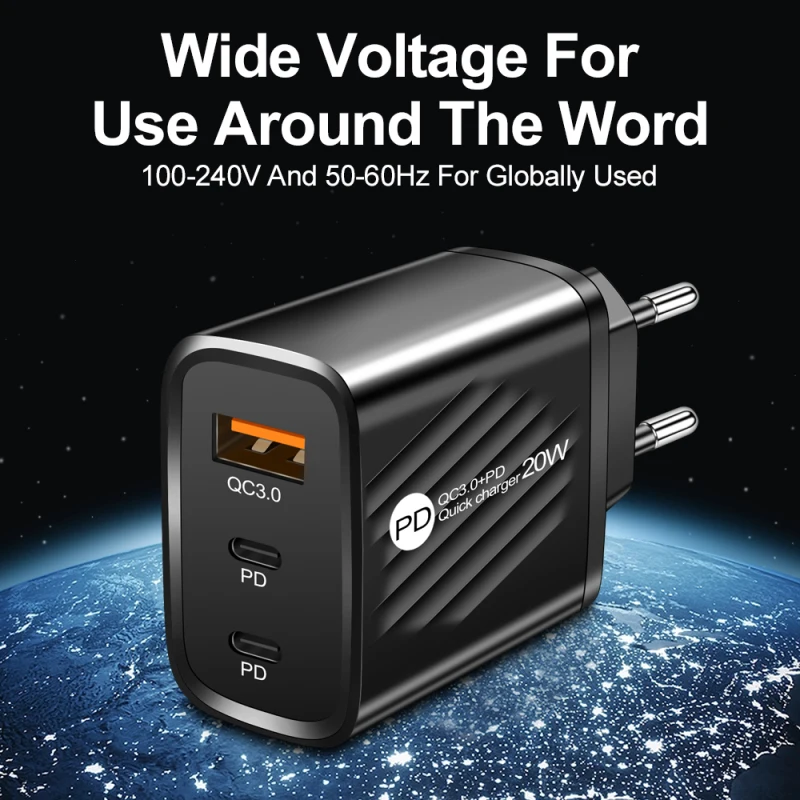 EU/US Plug USB Charger Quick Charge 3.0 For Phone Adapter For IPhone 12 Max Tablet Portable Wall Mobile Charger Fast Charger
EU/US Plug USB Charger Quick Charge 3.0 For Phone Adapter For IPhone 12 Max Tablet Portable Wall Mobile Charger Fast Charger