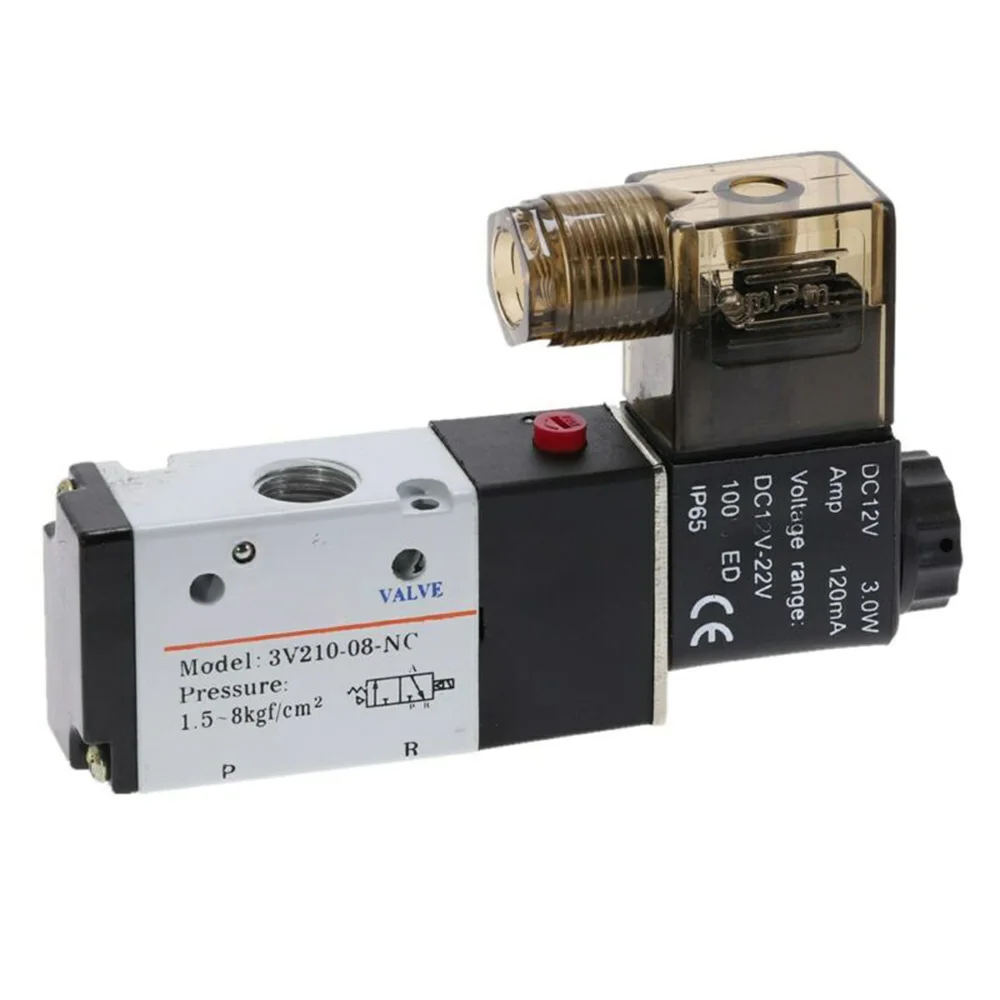 Hot DC 3V210-08 2 Position 3 Way 1/4 PT Air Pneumatic Solenoid Valve 0.15-0.8MPa Industrial Supplies Tools Accessories Big Deal
Hot DC 3V210-08 2 Position 3 Way 1/4 PT Air Pneumatic Solenoid Valve 0.15-0.8MPa Industrial Supplies Tools Accessories Big Deal