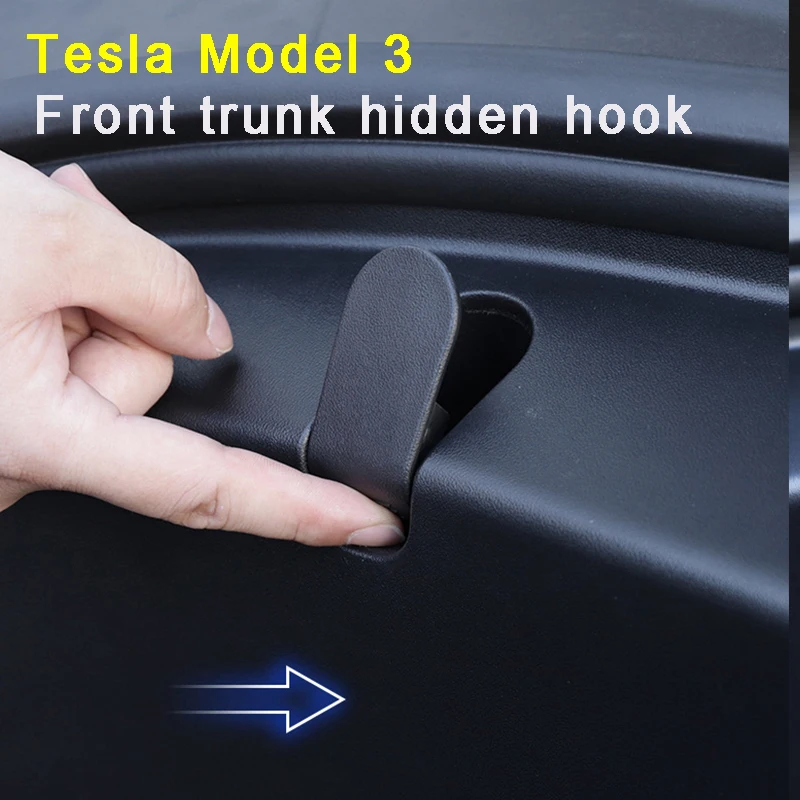 Foldable hidden hook For Front trunk retrofit applicable for Tesla 18-20 Model 3 Car Interior Modified Supplies Auto Parts
Foldable hidden hook For Front trunk retrofit applicable for Tesla 18-20 Model 3 Car Interior Modified Supplies Auto Parts