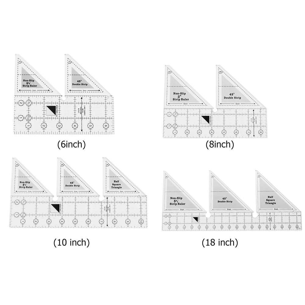 Acrylic Quilting Template Sewing Ruler for Triangle Hexagon 45 Degrees 60 Degrees Ruler Templates DIY Sewing Tools
Acrylic Quilting Template Sewing Ruler for Triangle Hexagon 45 Degrees 60 Degrees Ruler Templates DIY Sewing Tools