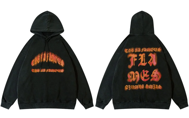 Vintage Hoodie Men Sweatshirt Hip Hop Retro Letter Print Distressed Wash Punk Gothic Hooded 2023 Harajuku Oversized Streetwear
Vintage Hoodie Men Sweatshirt Hip Hop Retro Letter Print Distressed Wash Punk Gothic Hooded 2023 Harajuku Oversized Streetwear