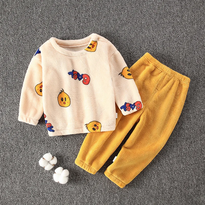 New Children Pajamas Set Winter Warm Baby Girl Boy Sleepwear Cute Cartoon Pajamas Kids Flannel Sleepwear Suit Homewear Clothing
New Children Pajamas Set Winter Warm Baby Girl Boy Sleepwear Cute Cartoon Pajamas Kids Flannel Sleepwear Suit Homewear Clothing