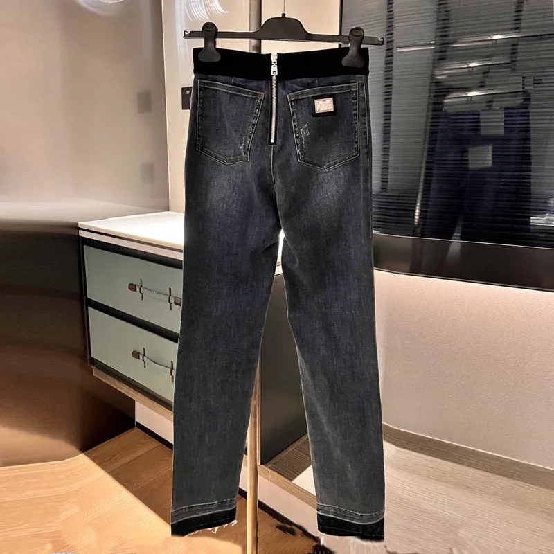 High Quality Women's Jeans Stretch Waist Jeans Pants All-Match Vacation Travel Pants For Women Summer 2022
High Quality Women's Jeans Stretch Waist Jeans Pants All-Match Vacation Travel Pants For Women Summer 2022