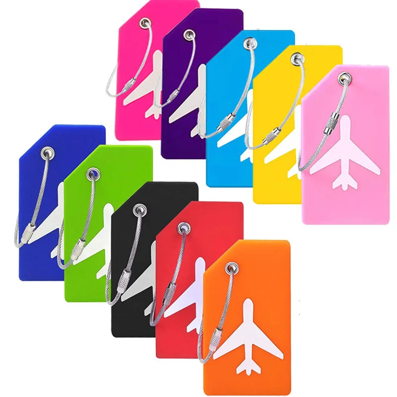 Cute Silicon Plane Luggage Tags Suitcase ID Addres Holder Baggage Tag Women Men Label High Quality Travel Accessories Bags Tag
Cute Silicon Plane Luggage Tags Suitcase ID Addres Holder Baggage Tag Women Men Label High Quality Travel Accessories Bags Tag