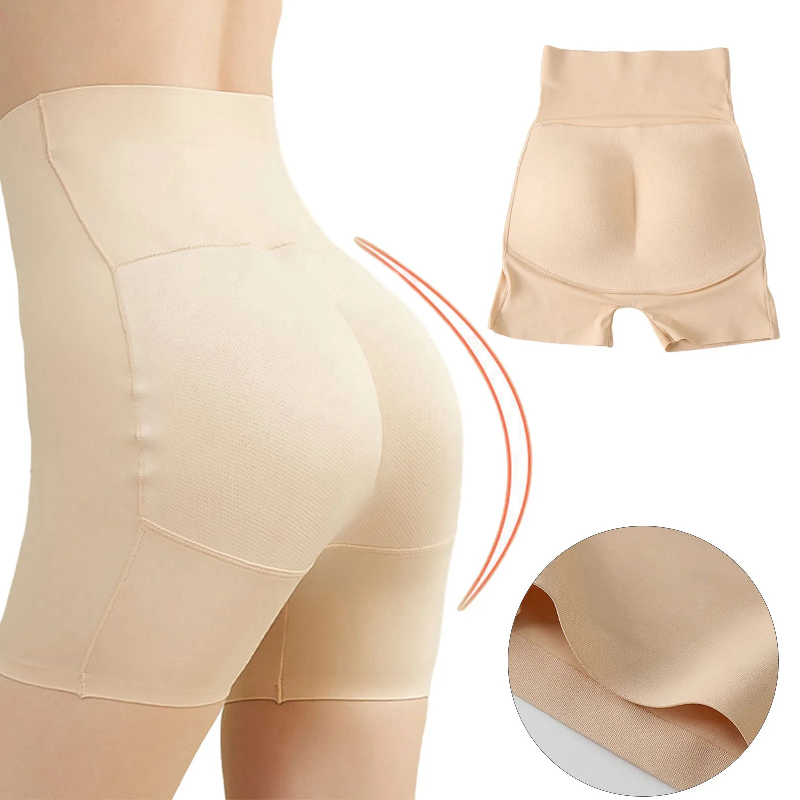 

Women Butt Lifter Pants Fake Buttocks Plump Hips Shapewear Breathable Pads Tummy Shaper Enhancer Hip Pads Underpants